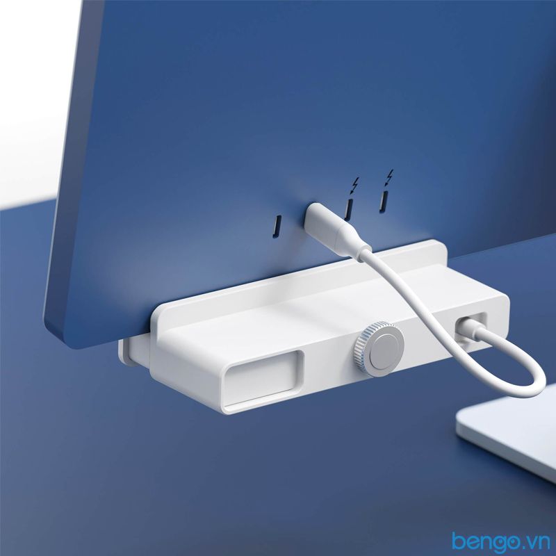 Cổng chuyển chuyên dụng iMac 24″ HYPERDRIVE 5 in 1 USB-C HUB - HD34A6 kèm 7 miếng dán theo màu iMac 24″