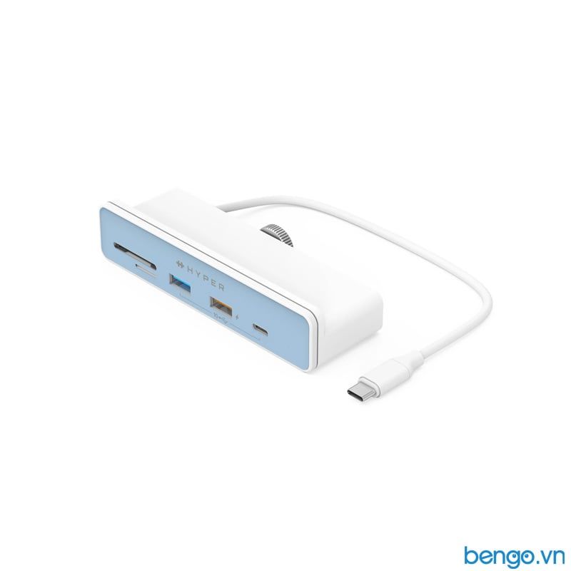 Cổng chuyển chuyên dụng iMac 24″ HYPERDRIVE 6 in 1 USB-C HUB - HD34A8 kèm 7 miếng dán theo màu iMac 24″
