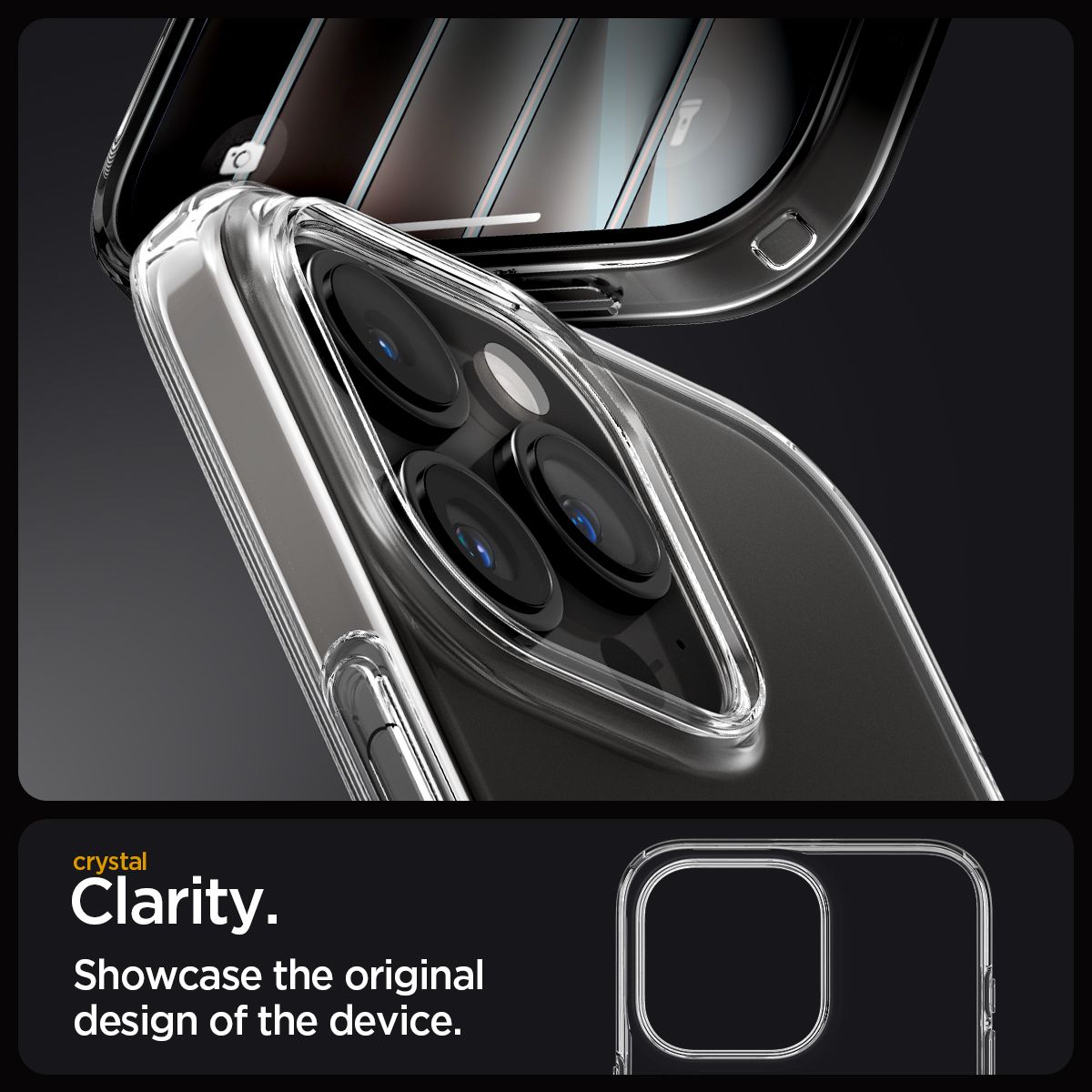 Ốp lưng iPhone 15 Pro Max Spigen Liquid Crystal