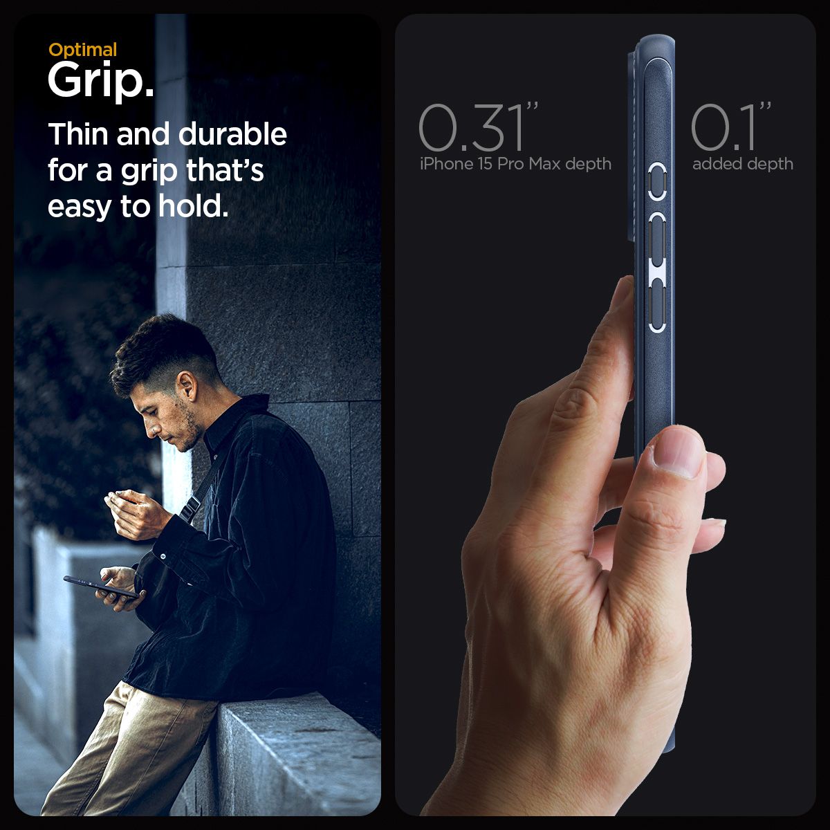 Ốp lưng iPhone 15 Pro Max SPIGEN Mag Armor Magfit