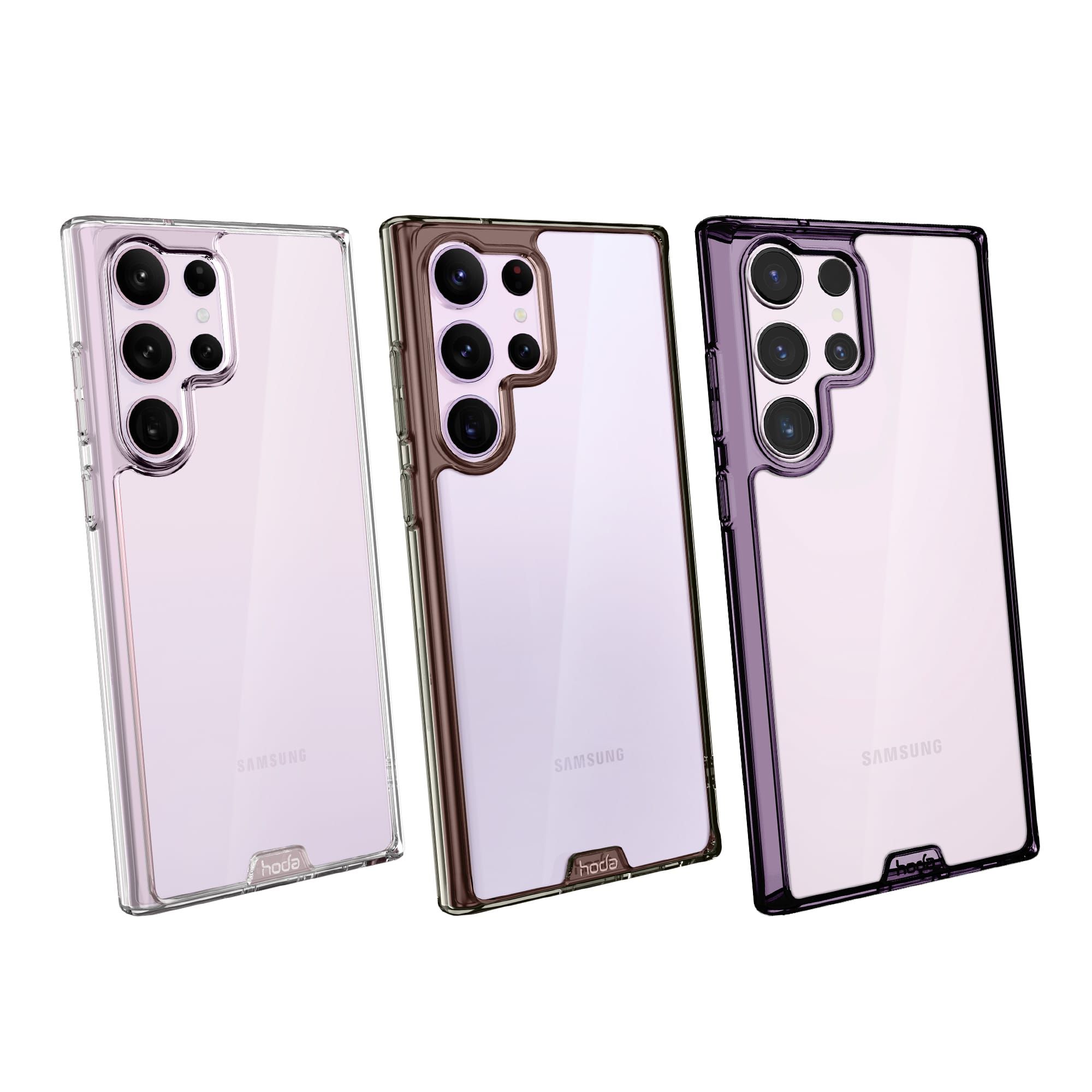 Ốp Lưng Hoda Samsung Galaxy S23 Ultra Crystal Pro Glass