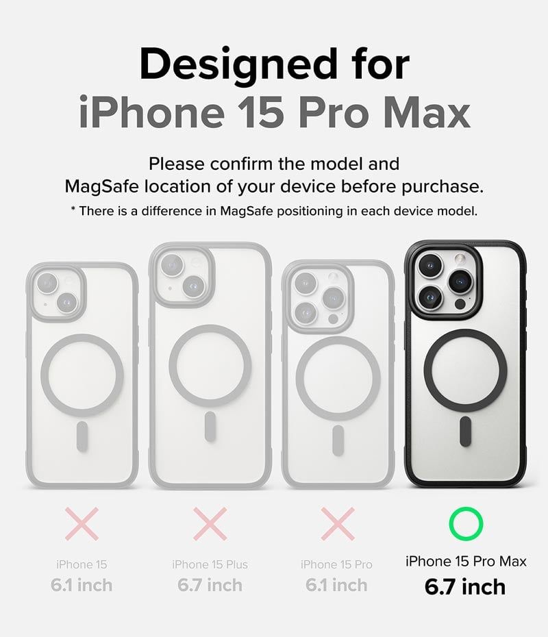 Ốp lưng iPhone 15 Pro Max/15 Pro/15 Plus/15 RINGKE Fusion Bold Magnetic