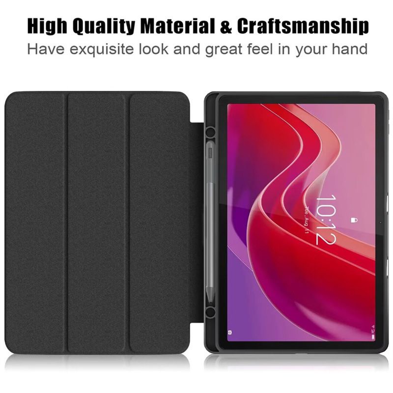 Bao da Lenovo Tab M11 (TB-330FU/TB-330XU) Zaki Smartcover mặt lưng trong suốt