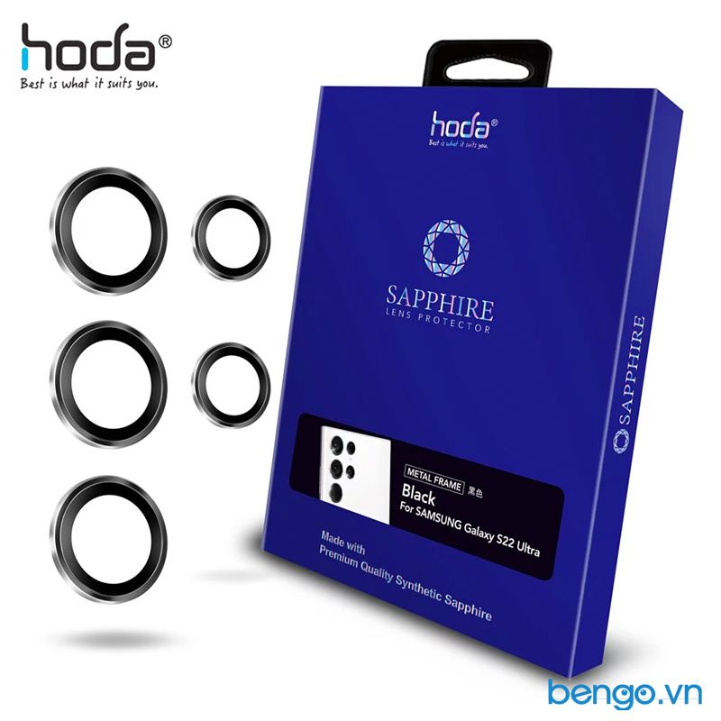 Lens HODA Sapphire Bảo Vệ Camera Cho Samsung S22 Ultra (5 Vòng)