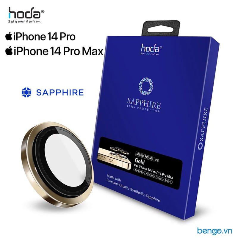 Dán cường lực bảo vệ camera HODA Sapphire iPhone 14 Pro/14 Pro Max