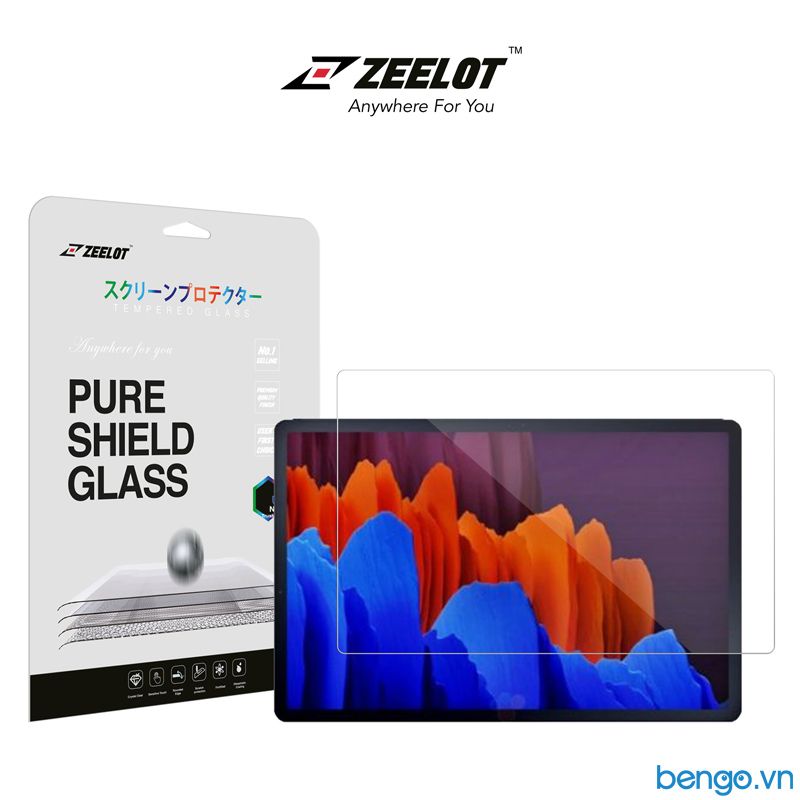 Dán Cường Lực Samsung Galaxy Tab S7/S7+ ZEELOT PureShield 2.5D Clear