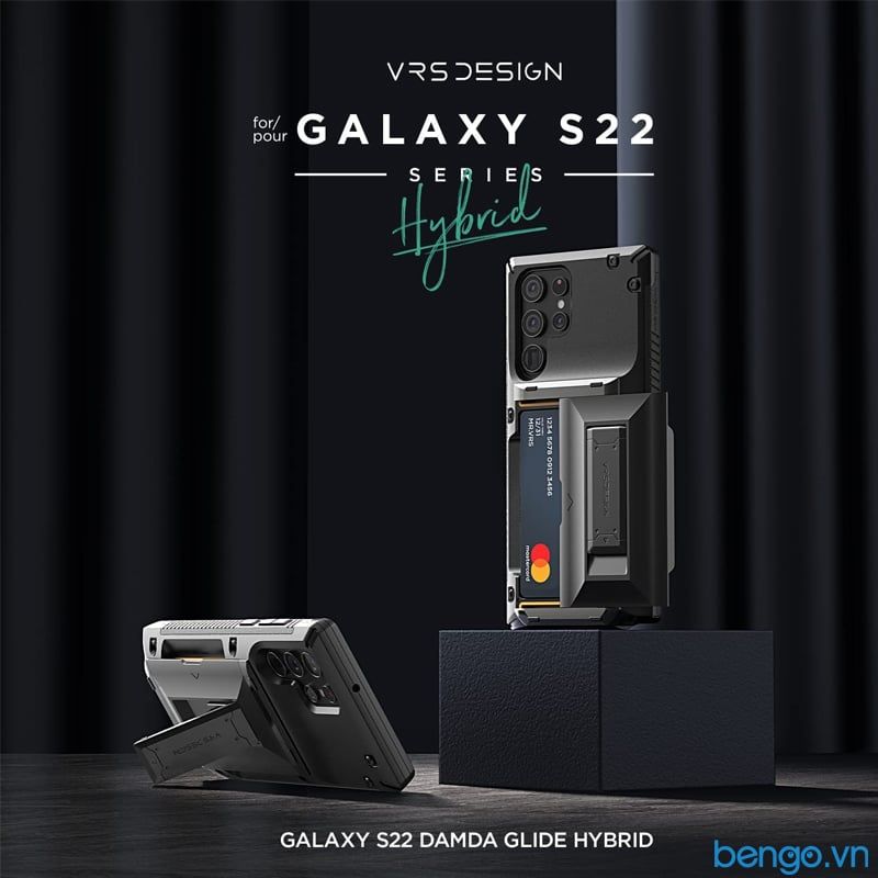 Ốp Lưng Samsung Galaxy S22 Ultra VRS Design Damda Glide Hybrid