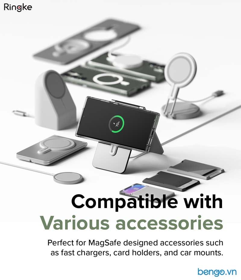 Ốp lưng Samsung Galaxy S23 Ultra RINGKE Fusion Magnetic