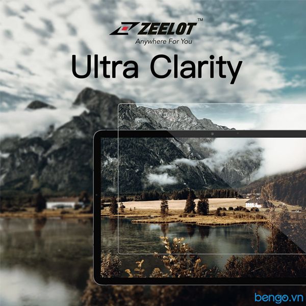 Dán Cường Lực iPad Mini 5 Zeelot PureGlass 2.5D Chống Vân Tay
