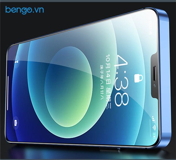 Dán Cường Lực IPhone 12 Pro Max GOR AG Chống Vân Tay (Tặng Mặt Lưng + Viền PPF Carbon)