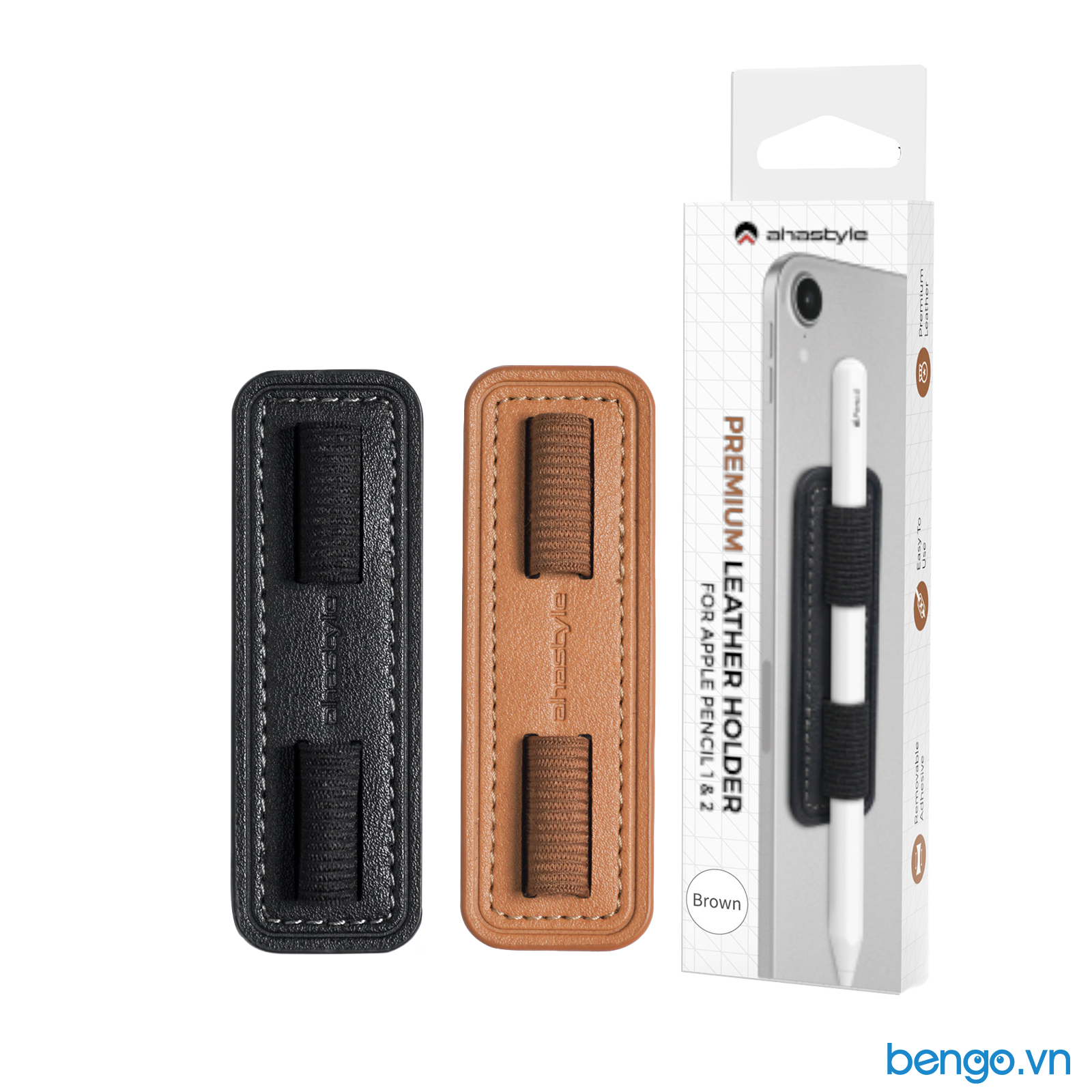Miếng dán giữ bút cảm ứng Ahastyle Leather Holder