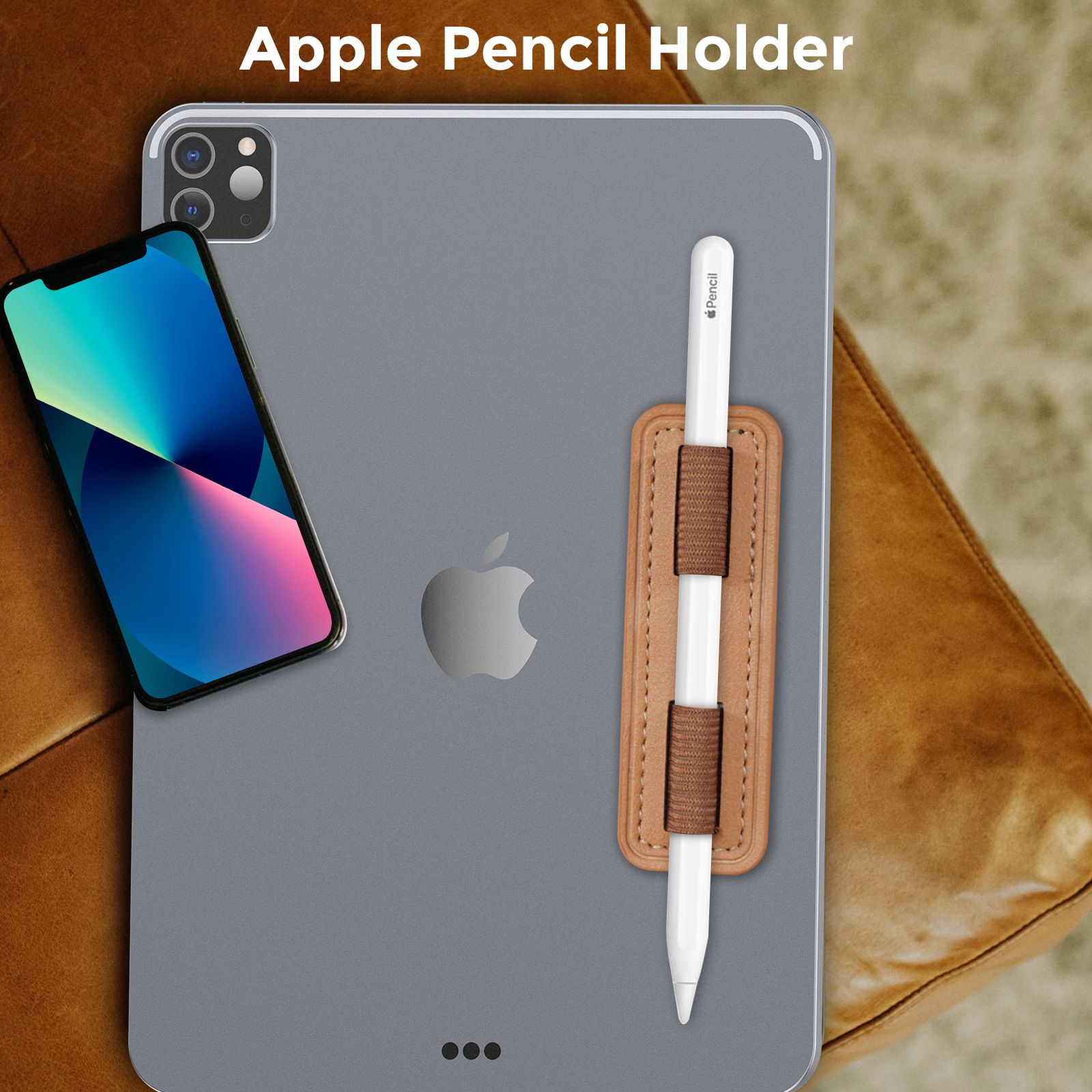 Miếng dán giữ bút cảm ứng Ahastyle Leather Holder