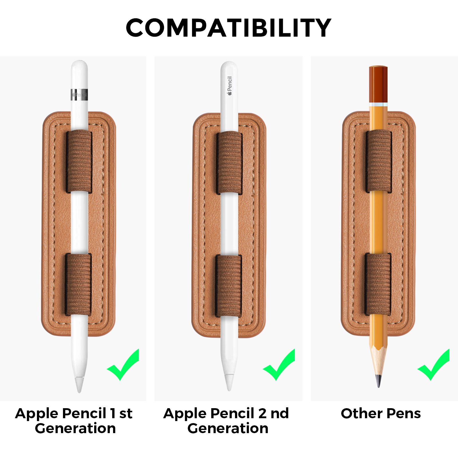 Miếng dán giữ bút cảm ứng Ahastyle Leather Holder