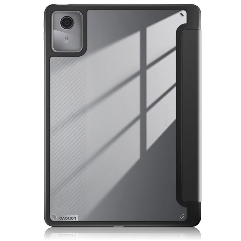 Bao da Lenovo Tab M11 (TB-330FU/TB-330XU) Zaki Smartcover mặt lưng trong suốt