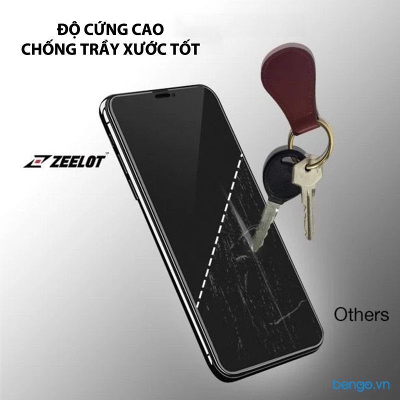 Dán cường lực iPhone 11 Pro Max/iPhone 11 Pro/iPhone 11 Zeelot PureGlass Full Anti-Glare