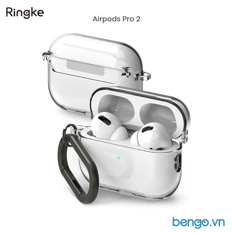 Vỏ Ốp Airpods Pro 2 RINGKE Hinge Clear
