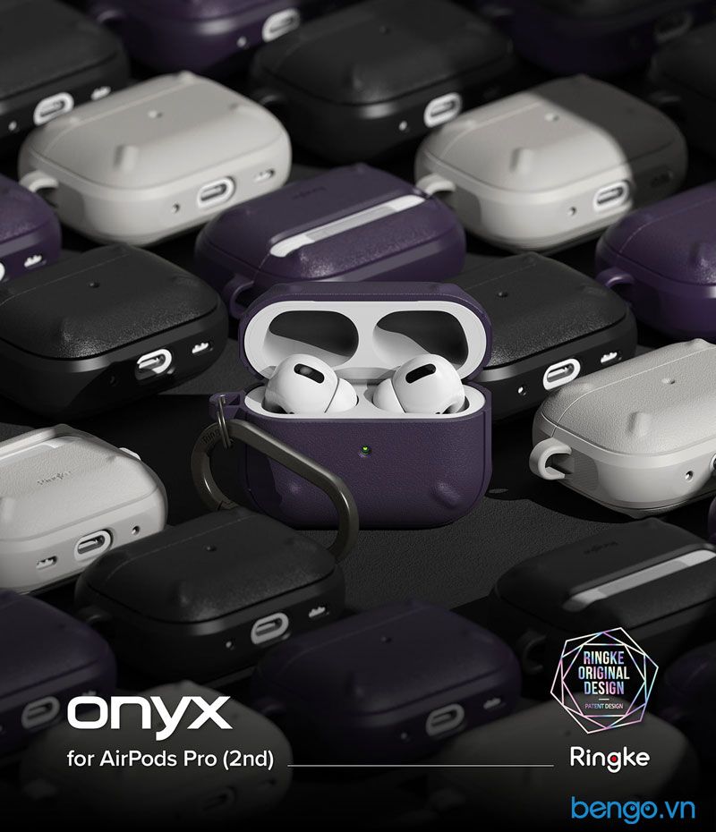 Vỏ Ốp AirPods Pro 2 RINGKE Onyx