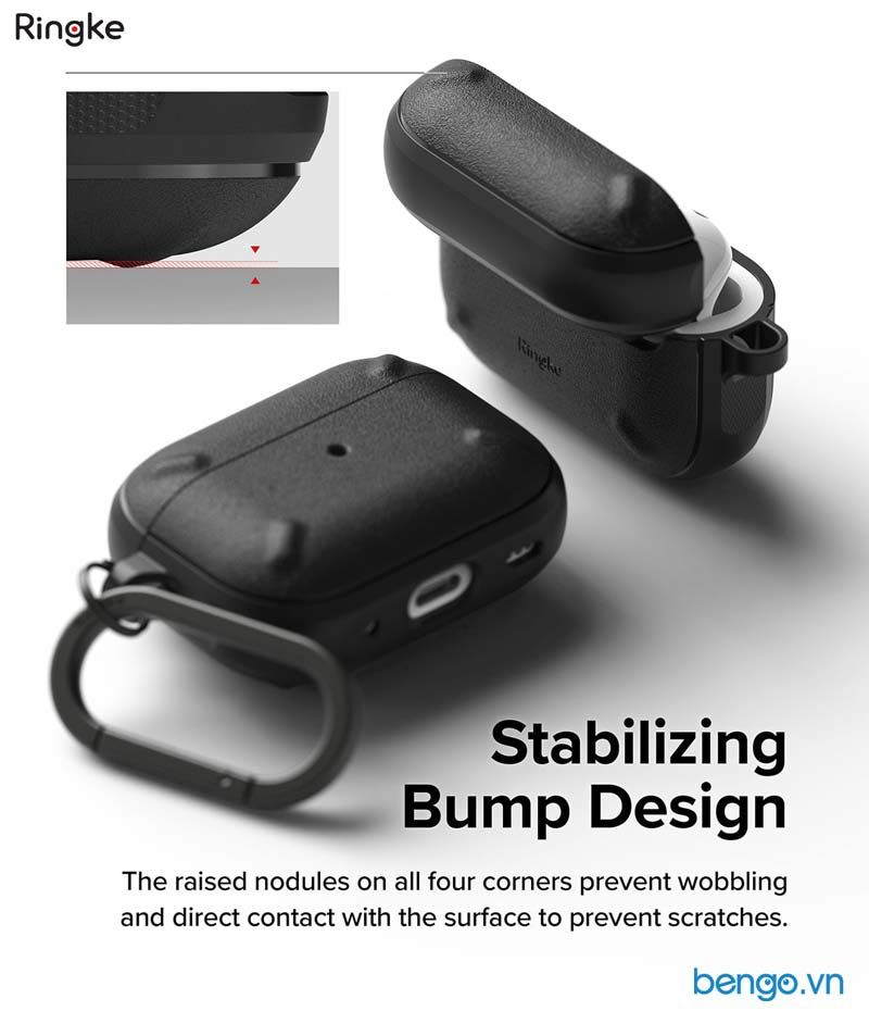 Vỏ Ốp AirPods Pro 2 RINGKE Onyx