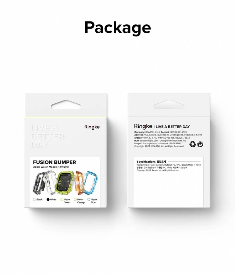 Ốp Apple Watch 9/8/7 45mm RINGKE Fusion Bumper