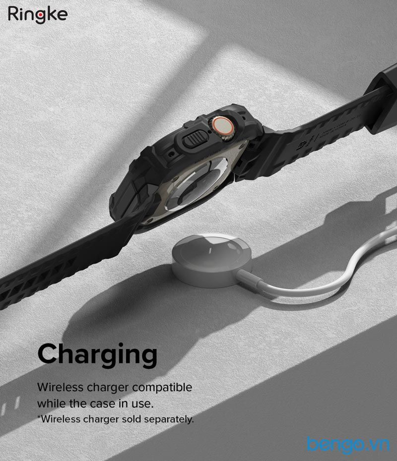 Vỏ Ốp Đồng Hồ Kèm Dây Apple Watch Ultra RINGKE Fusion X Guard