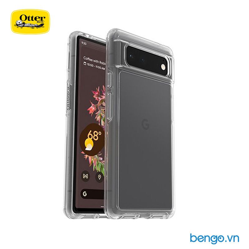Ốp Lưng Google Pixel 6 Pro OtterBox Symmetry Series Clear Antimicrobial