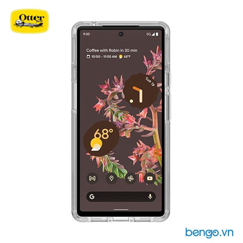 Ốp Lưng Google Pixel 6 Pro OtterBox Symmetry Series Clear Antimicrobial