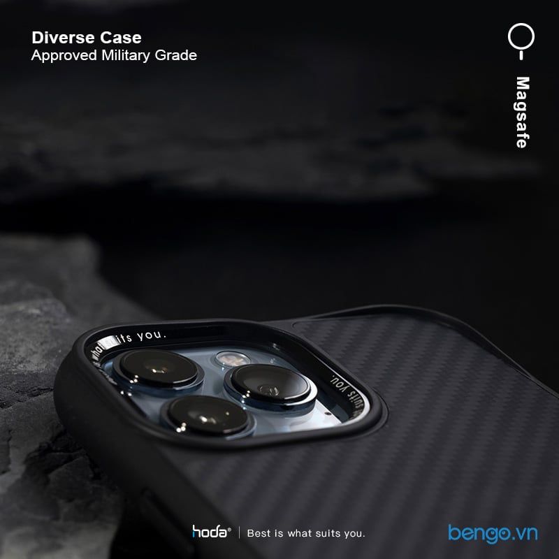 Ốp Lưng HODA Kevlar Cho IPhone 13 Pro Max