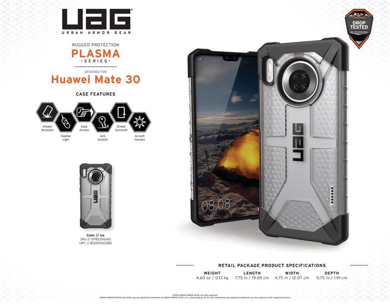 Ốp Lưng Huawei Mate 30 UAG Plasma - Hàng chính hãng