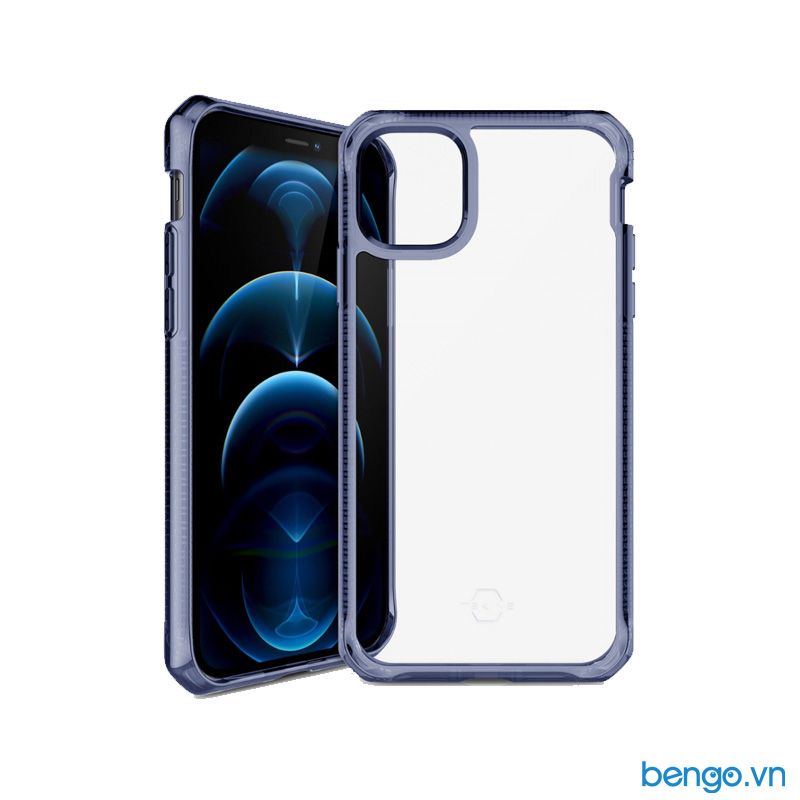 Ốp lưng iPhone 12/12 Pro ITSKINS Hybrid // Clear Antimicrobial