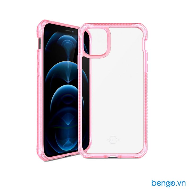 Ốp lưng iPhone 12/12 Pro ITSKINS Hybrid // Clear Antimicrobial