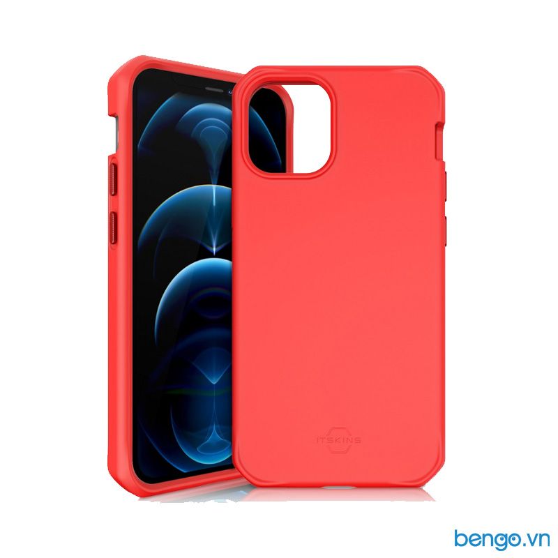 Ốp Lưng IPhone 12 Mini ITSKINS Hybrid // Silk Antimicrobial
