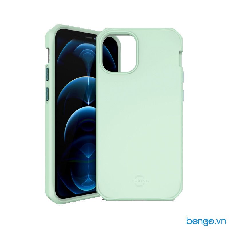 Ốp Lưng IPhone 12 Mini ITSKINS Hybrid // Silk Antimicrobial