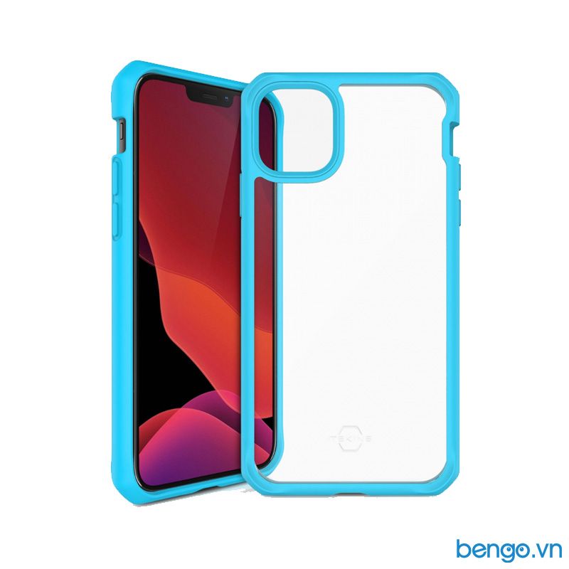 Ốp lưng iPhone 12 Pro Max ITSKINS Hybrid // Solid Antimicrobial