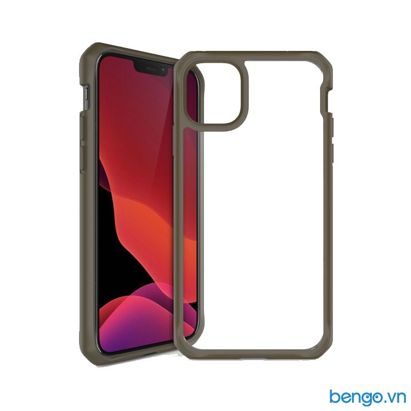 Ốp lưng iPhone 12 Pro Max ITSKINS Hybrid // Solid Antimicrobial