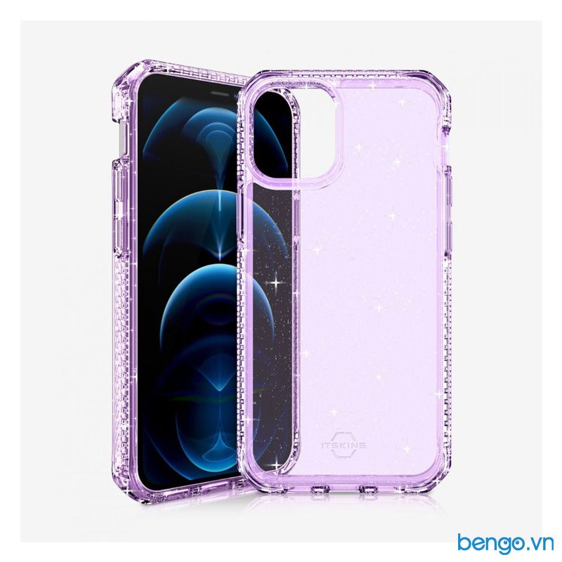 Ốp Lưng iPhone 12 Pro Max iTSKINS Hybrid // Spark Antimicrobial