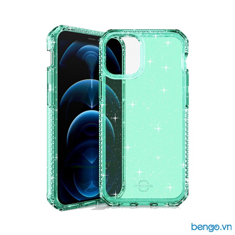 Ốp Lưng iPhone 12 Pro Max iTSKINS Hybrid // Spark Antimicrobial