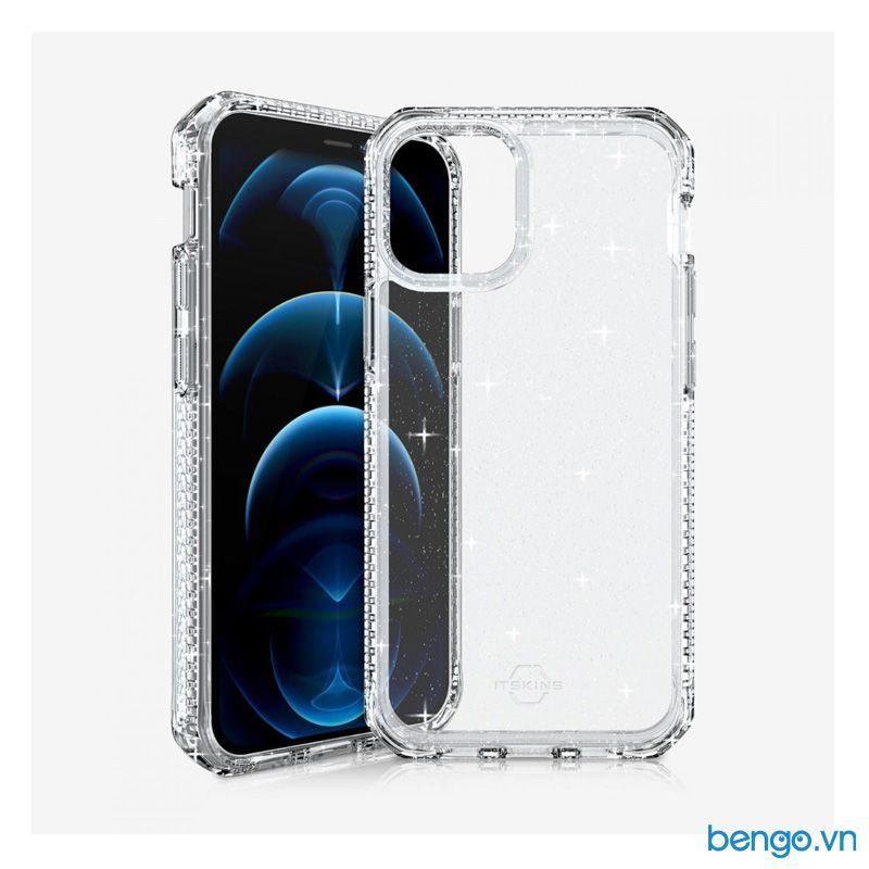 Ốp lưng iPhone 12/12 Pro ITSKINS Hybrid // Spark Antimicrobial