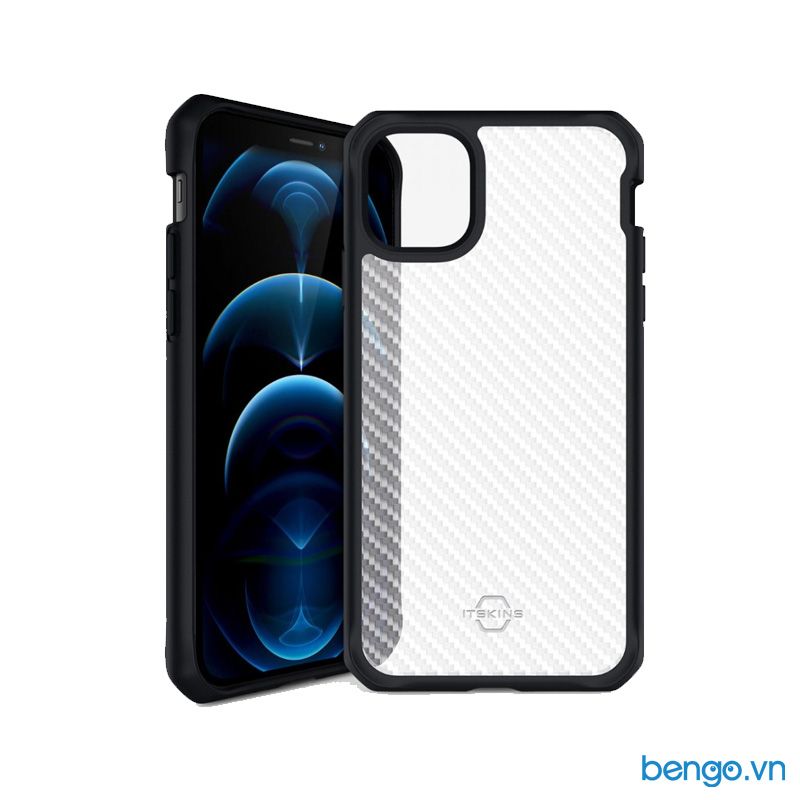 Ốp Lưng iPhone 12 Mini ITSKINS Hybrid // Tek Antimicrobial