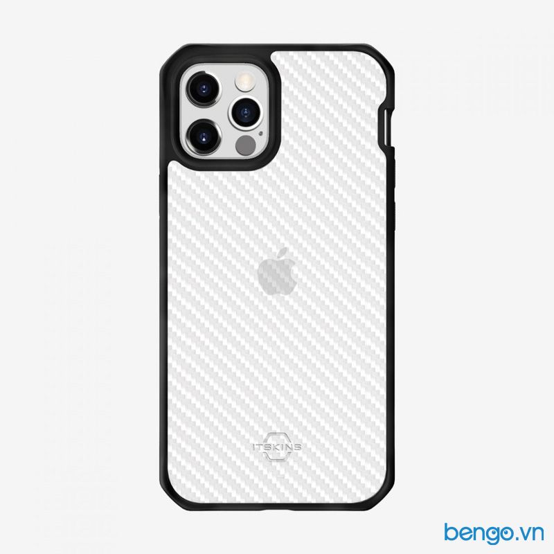 Ốp lưng iPhone 12 Pro Max ITSKINS Hybrid // Tek Antimicrobial