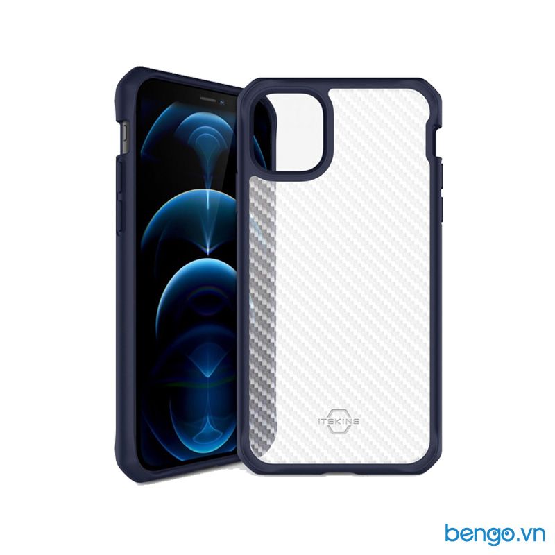 Ốp Lưng iPhone 12 Mini ITSKINS Hybrid // Tek Antimicrobial