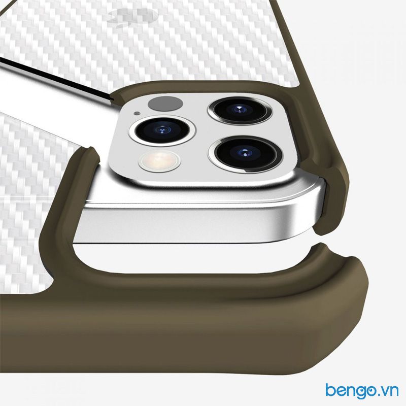 Ốp Lưng iPhone 12 Mini ITSKINS Hybrid // Tek Antimicrobial