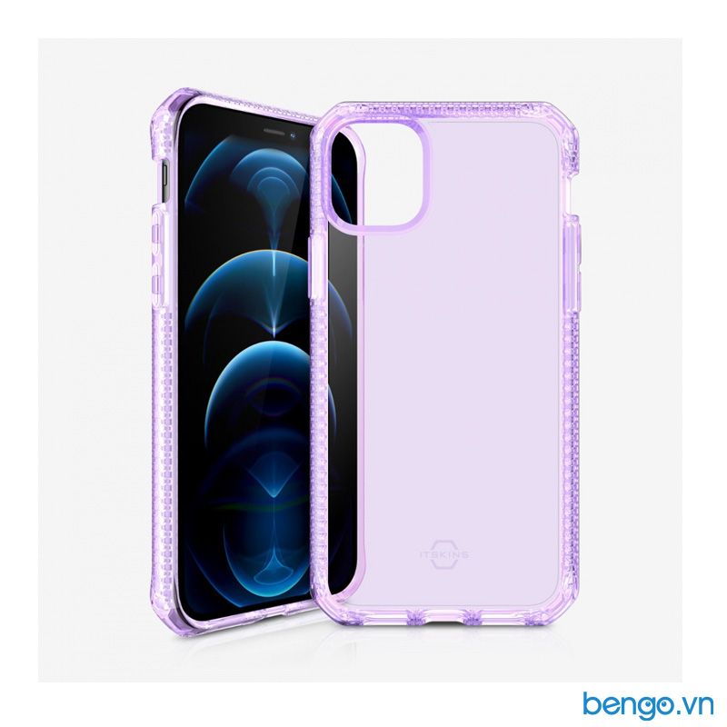 Ốp lưng iPhone 12 Pro Max ITSKINS Spectrum // Clear Antimicrobial