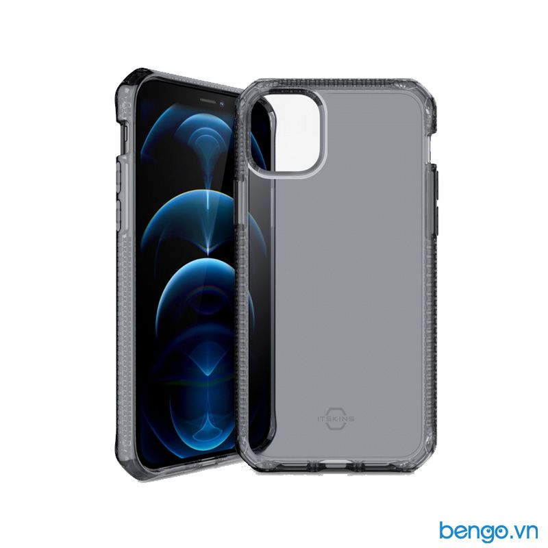 Ốp lưng iPhone 12 Pro Max ITSKINS Spectrum // Clear Antimicrobial