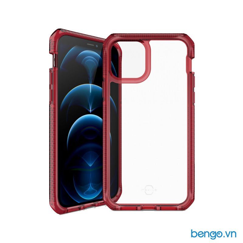 Ốp Lưng IPhone 12 Pro Max ITSKINS Supreme // Clear Antimicrobial