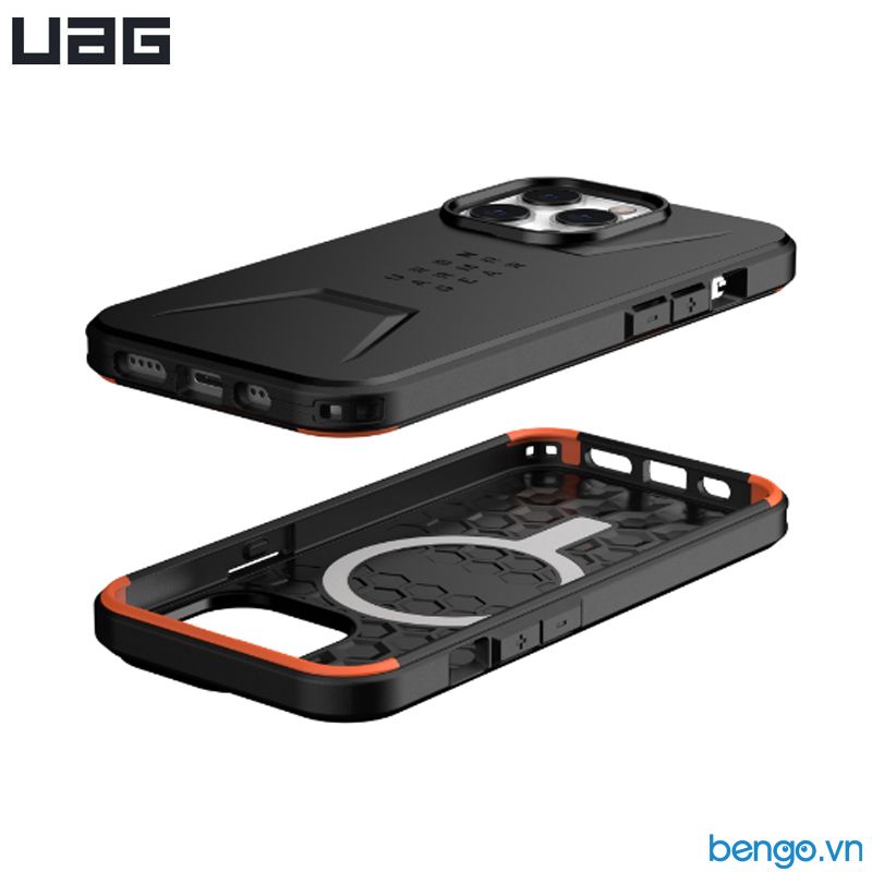 Ốp Lưng iPhone 13 Pro Max UAG Civilian With MagSafe Series