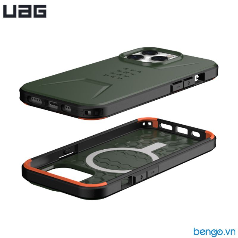 Ốp Lưng iPhone 13 Pro Max UAG Civilian With MagSafe Series