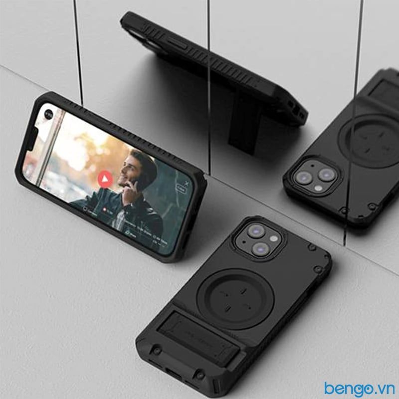 Ốp Lưng iPhone 13 Mini VRS Design Magsafe QuickStand Pro