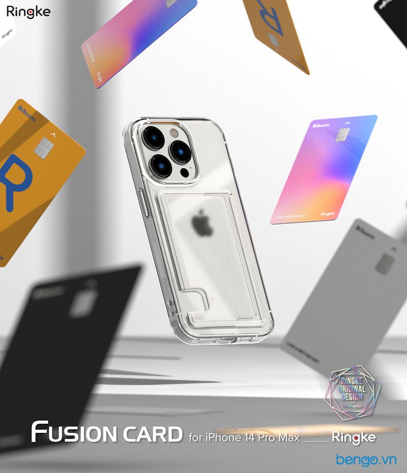 Ốp Lưng IPhone 14 Pro Max RINGKE Fusion Card