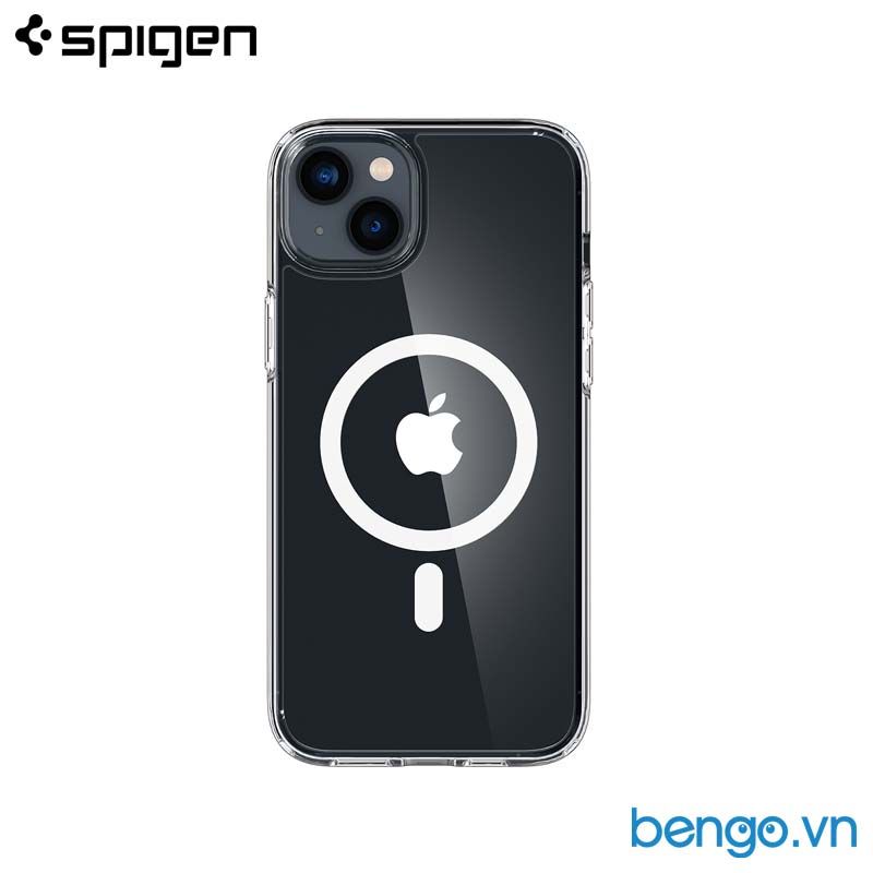 Ốp Lưng iPhone 14 Plus SPIGEN Crystal Hybrid MagFit White