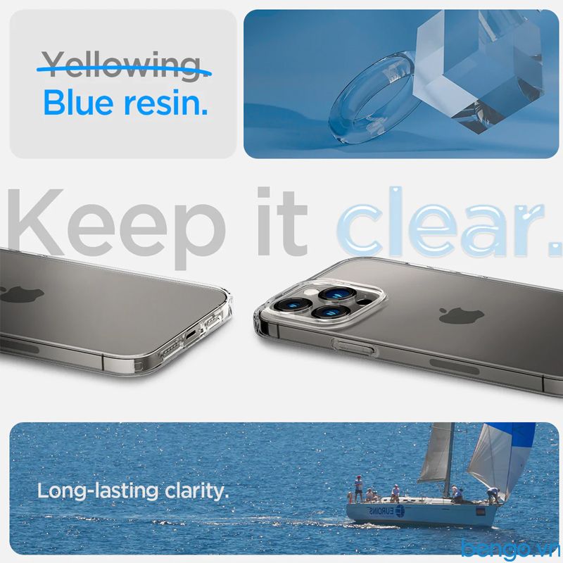 Ốp lưng iPhone 14 Pro SPIGEN Liquid Crystal Clear